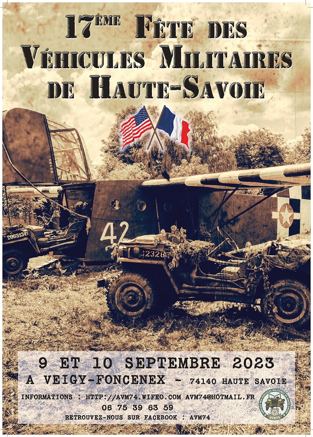 17e fête des véhicules militaires Haute-Savoie
